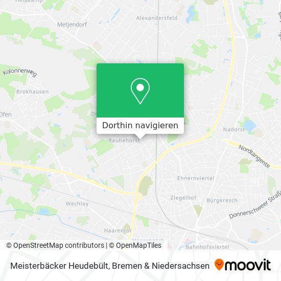 Meisterbäcker Heudebült Karte