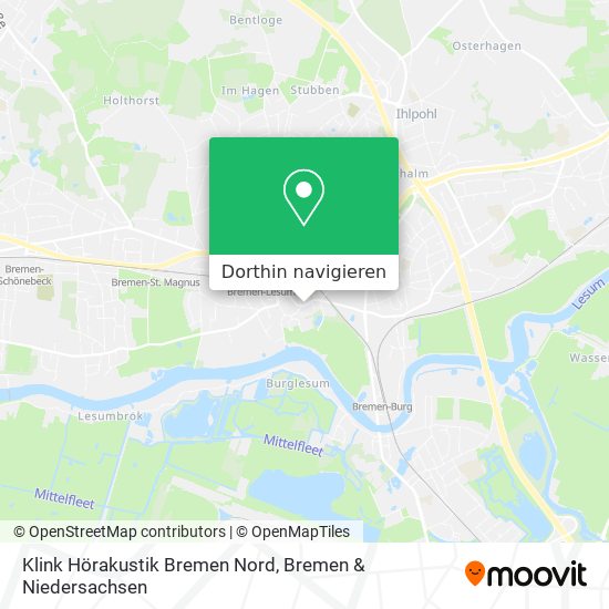 Klink Hörakustik Bremen Nord Karte