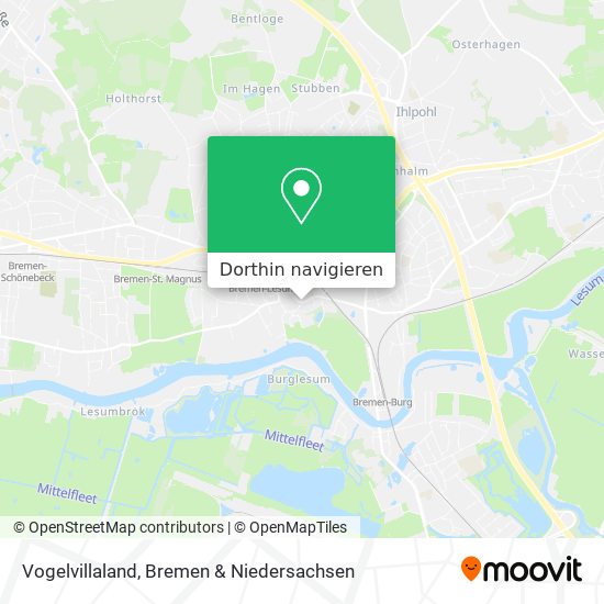 Vogelvillaland Karte