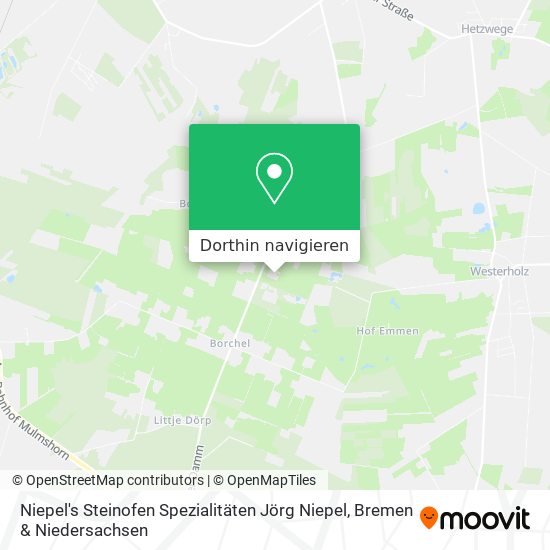Niepel's Steinofen Spezialitäten Jörg Niepel Karte