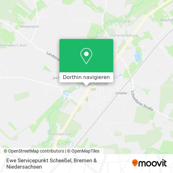 Ewe Servicepunkt Scheeßel Karte