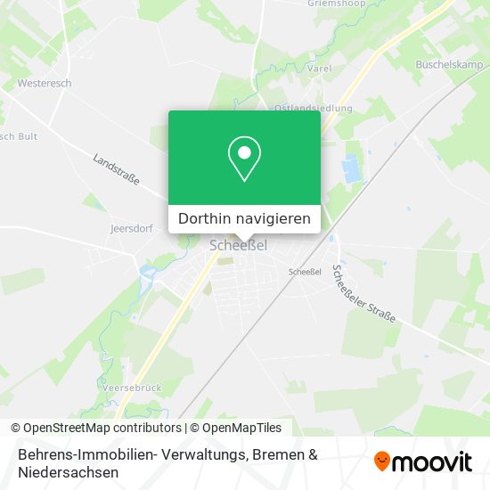 Behrens-Immobilien- Verwaltungs Karte
