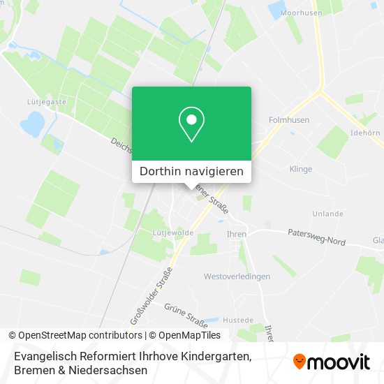 Evangelisch Reformiert Ihrhove Kindergarten Karte