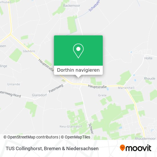 TUS Collinghorst Karte