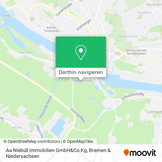 Aa Niebüll Immobilien GmbH&Co.Kg Karte