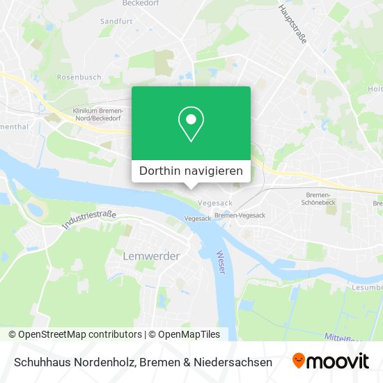 Schuhhaus Nordenholz Karte