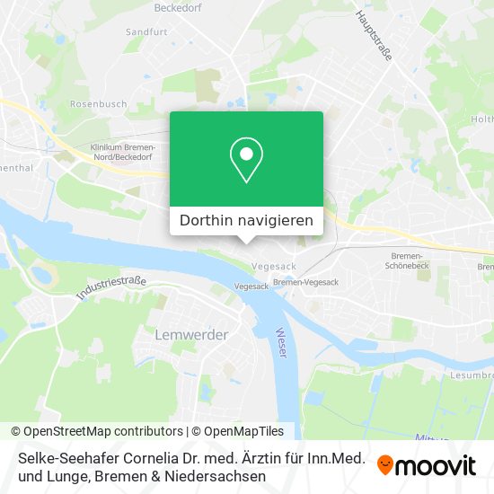 Selke-Seehafer Cornelia Dr. med. Ärztin für Inn.Med. und Lunge Karte