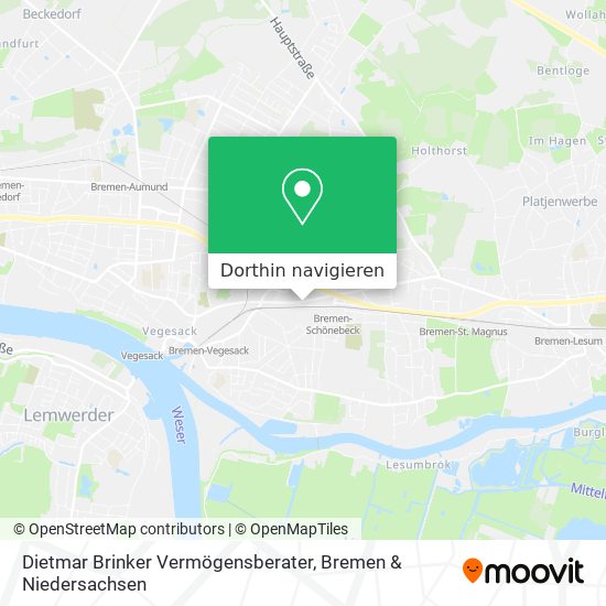 Dietmar Brinker Vermögensberater Karte