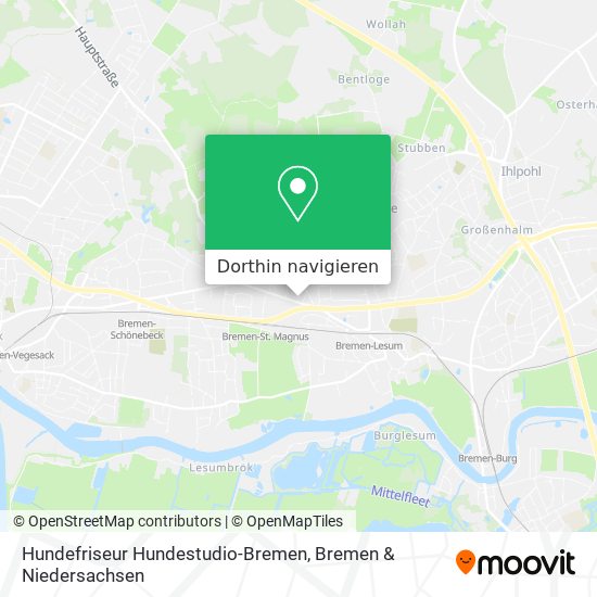 Hundefriseur Hundestudio-Bremen Karte