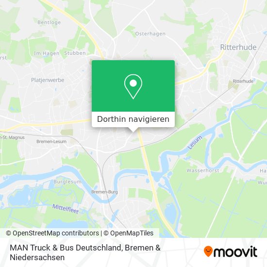 MAN Truck & Bus Deutschland Karte