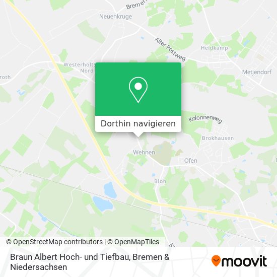 Braun Albert Hoch- und Tiefbau Karte
