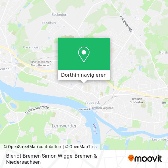 Bleriot Bremen Simon Wigge Karte