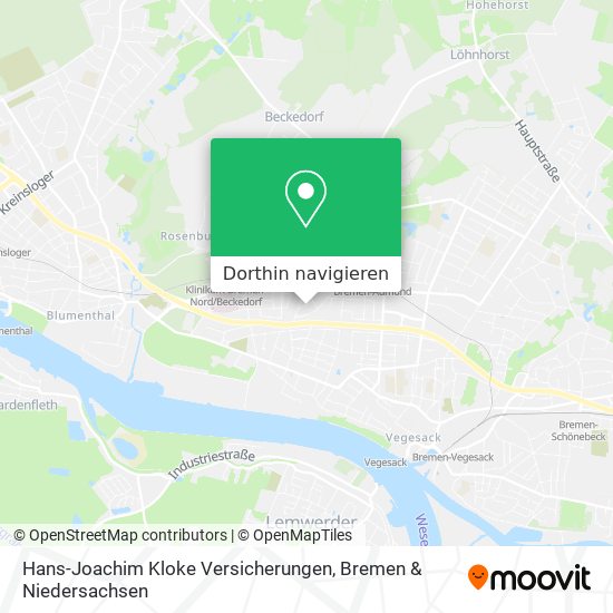 Hans-Joachim Kloke Versicherungen Karte