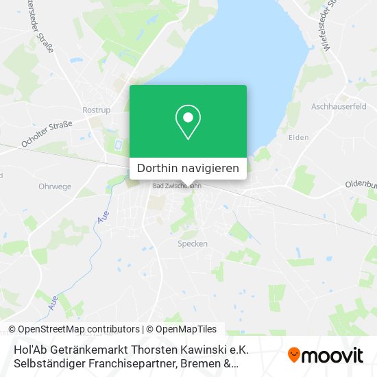 Hol'Ab Getränkemarkt Thorsten Kawinski e.K. Selbständiger Franchisepartner Karte