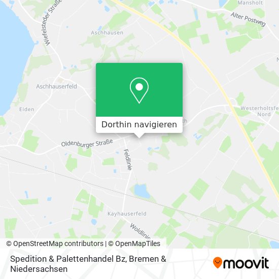 Spedition & Palettenhandel Bz Karte
