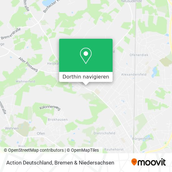 Action Deutschland Karte
