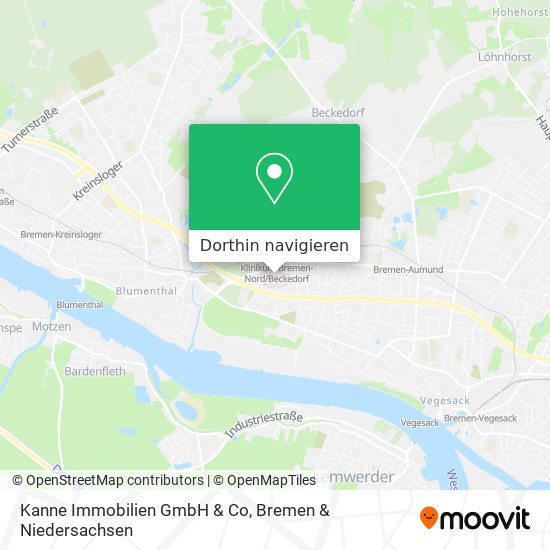 Kanne Immobilien GmbH & Co Karte