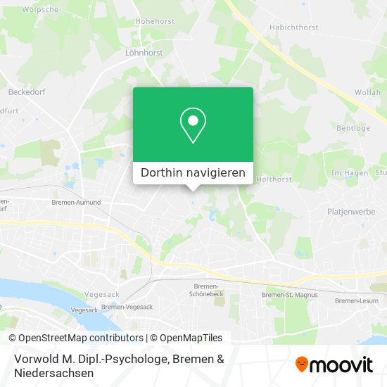 Vorwold M. Dipl.-Psychologe Karte