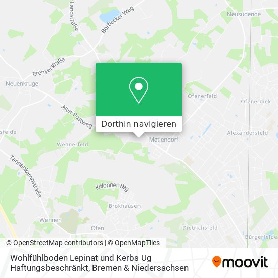 Wohlfühlboden Lepinat und Kerbs Ug Haftungsbeschränkt Karte