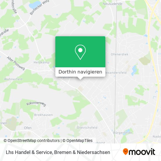 Lhs Handel & Service Karte