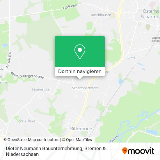 Dieter Neumann Bauunternehmung Karte