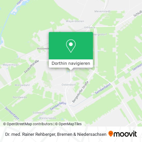 Dr. med. Rainer Rehberger Karte