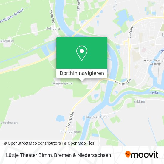 Lüttje Theater Bimm Karte