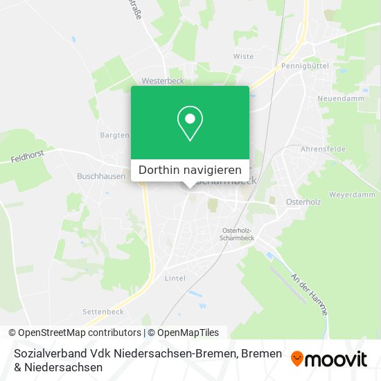 Sozialverband Vdk Niedersachsen-Bremen Karte