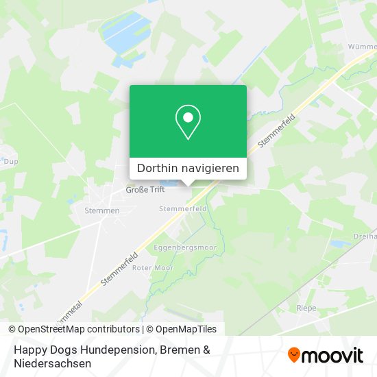 Happy Dogs Hundepension Karte