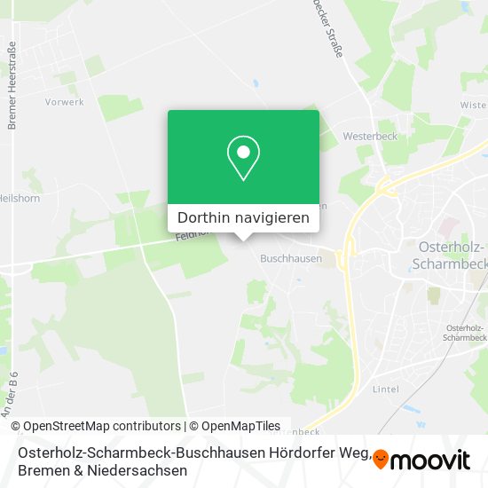 Osterholz-Scharmbeck-Buschhausen Hördorfer Weg Karte