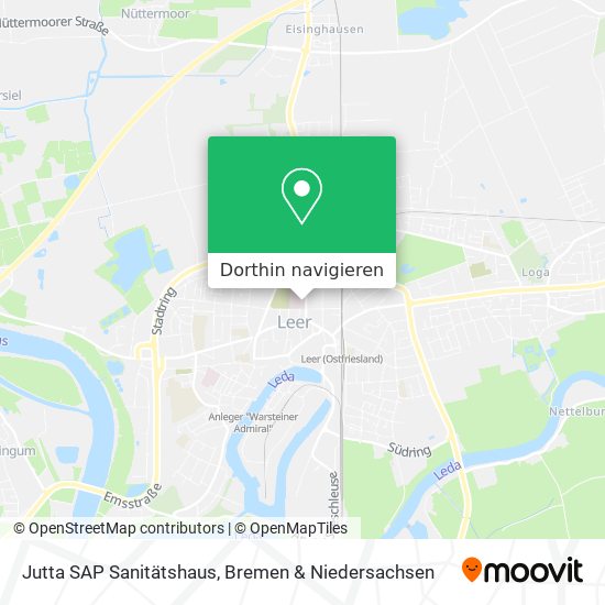 Jutta SAP Sanitätshaus Karte