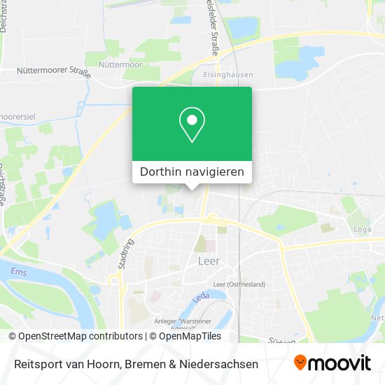 Reitsport van Hoorn Karte