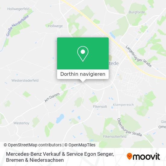 Mercedes-Benz Verkauf & Service Egon Senger Karte