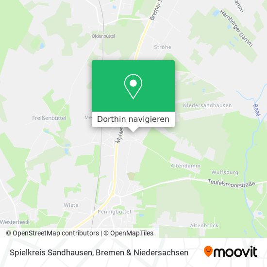 Spielkreis Sandhausen Karte
