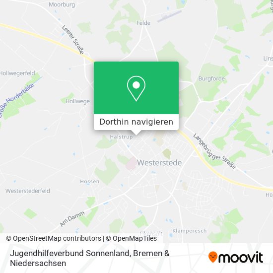Jugendhilfeverbund Sonnenland Karte