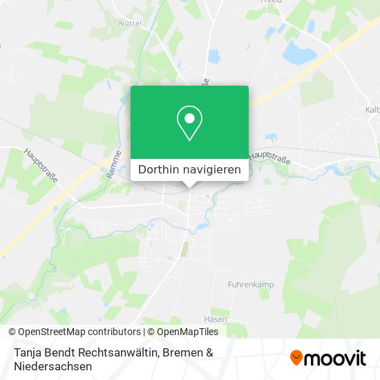 Tanja Bendt Rechtsanwältin Karte