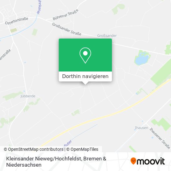 Kleinsander Nieweg/Hochfeldst Karte