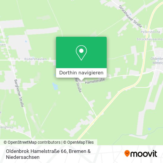 Oldenbrok Hamelstraße 66 Karte