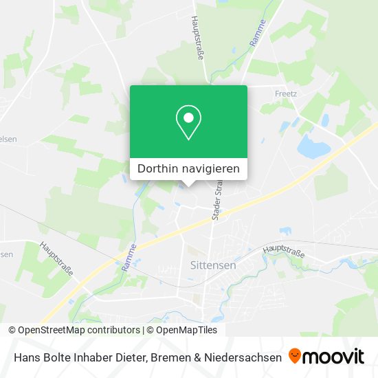 Hans Bolte Inhaber Dieter Karte
