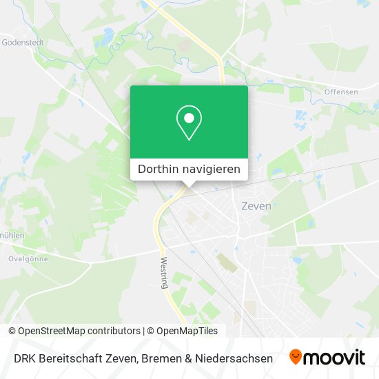 DRK Bereitschaft Zeven Karte