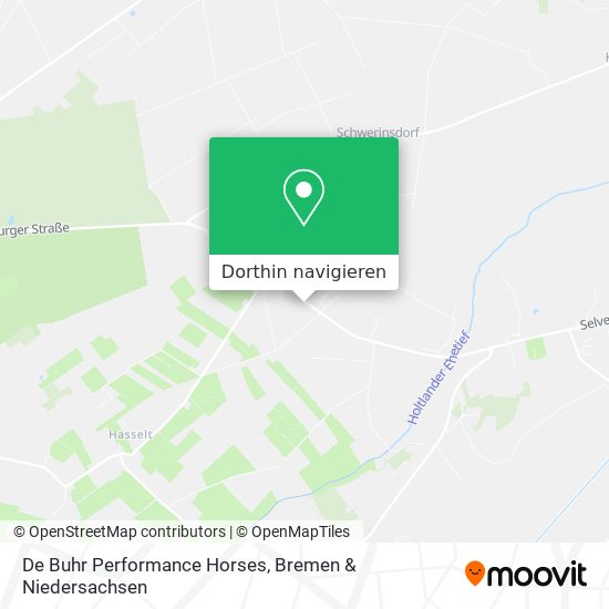 De Buhr Performance Horses Karte