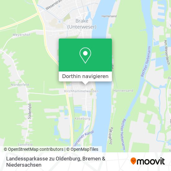 Landessparkasse zu Oldenburg Karte