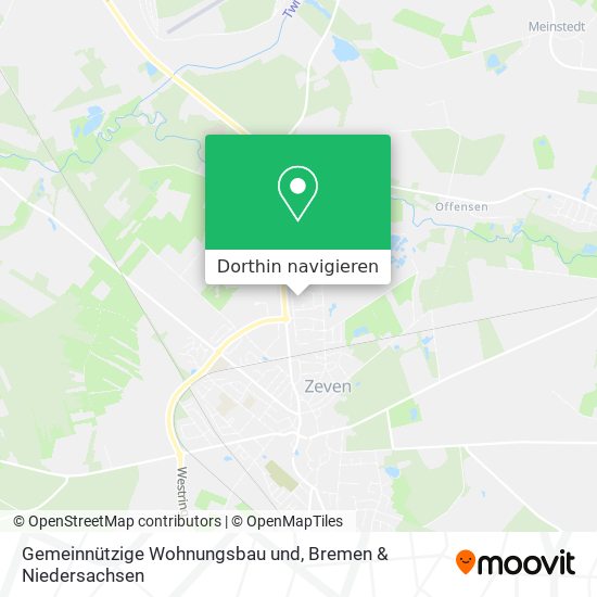 Gemeinnützige Wohnungsbau und Karte