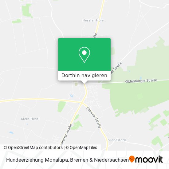 Hundeerziehung Monalupa Karte