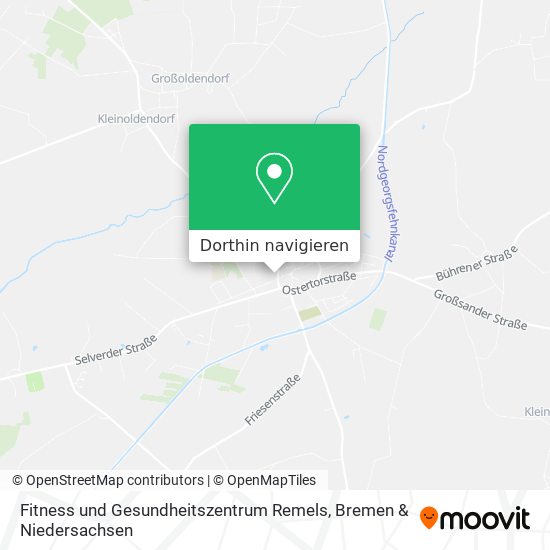 Fitness und Gesundheitszentrum Remels Karte