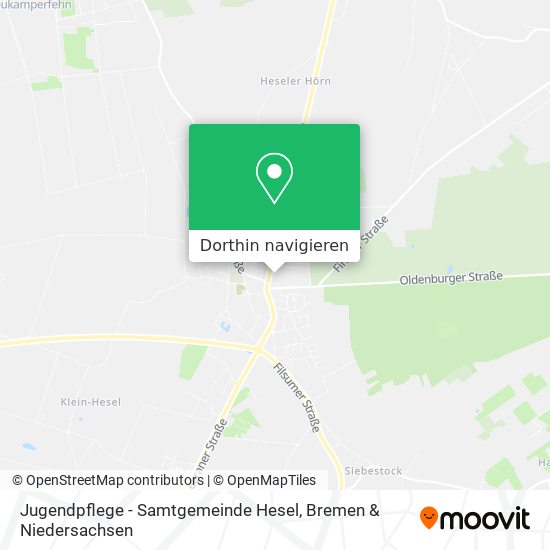Jugendpflege - Samtgemeinde Hesel Karte