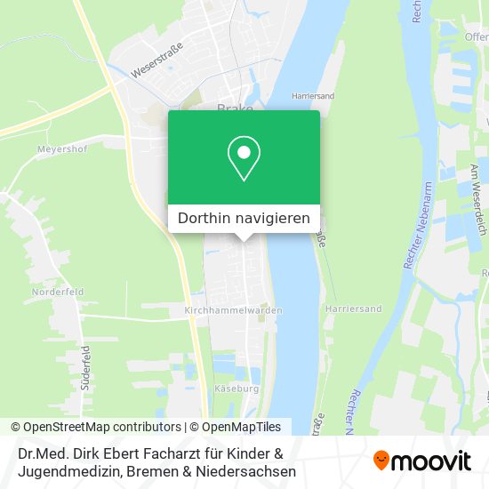 Dr.Med. Dirk Ebert Facharzt für Kinder & Jugendmedizin Karte