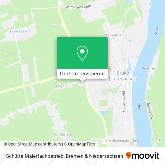 Schütte Malerfachbetrieb Karte