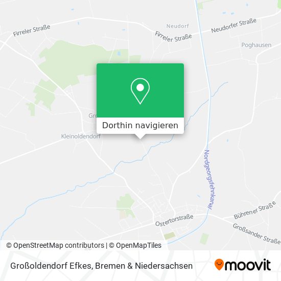 Großoldendorf Efkes Karte
