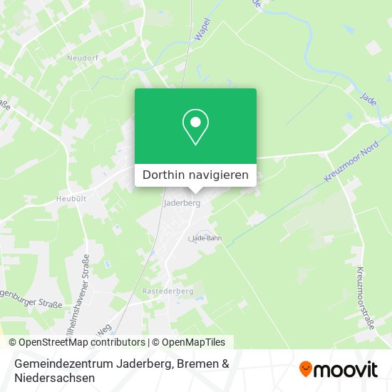 Gemeindezentrum Jaderberg Karte